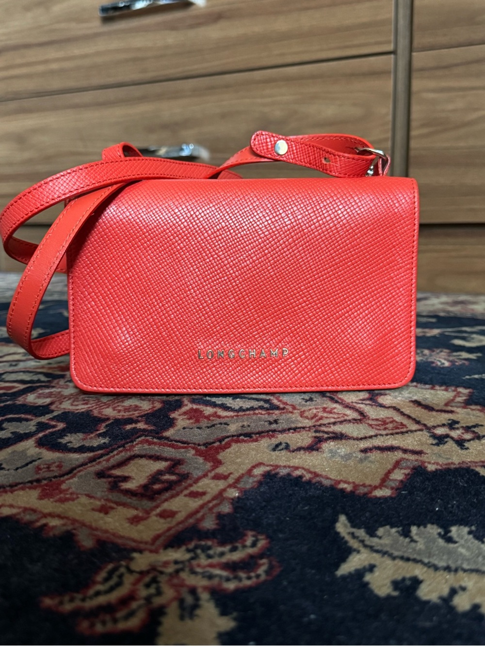 Longchamp Red Crossbody Bag